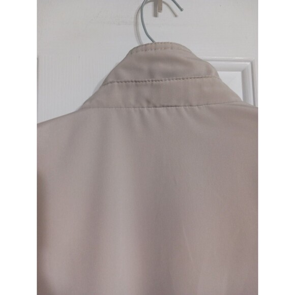 Women's Liz Claiborne Light Taupe Jacket Size L Rain? - Picture 9 of 10